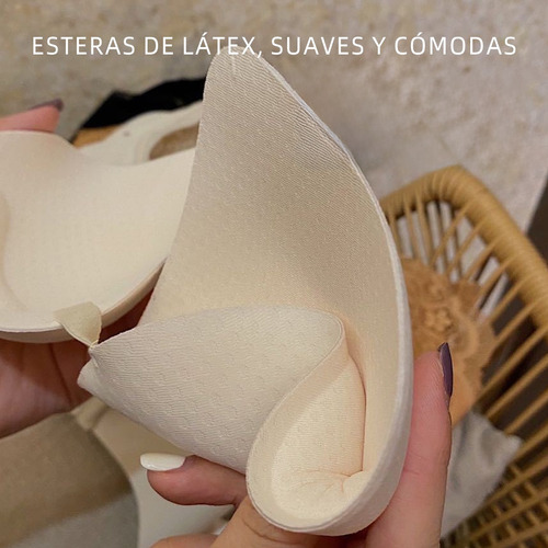 4 Brassier Sin Varillas Push Up Ropa Interior Mujeres Encaje