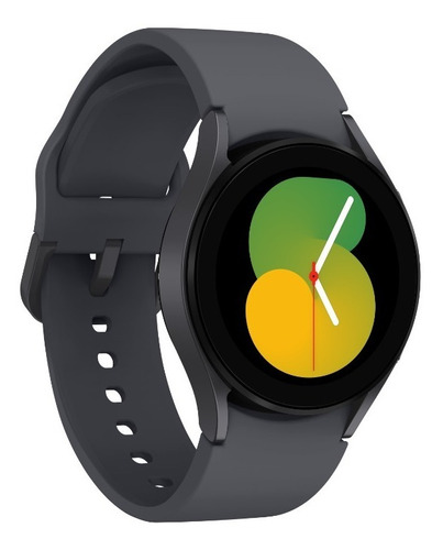 Samsung Galaxy Watch5 Bt 40mm Cinza Escuro Cor da caixa Cinza-escuro Cor da pulseira Cinza-escuro Cor do bisel Cinza-escuro