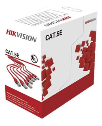 Cable Utp Cat5e 100% Cobre Hikvision Exteriores 305mts