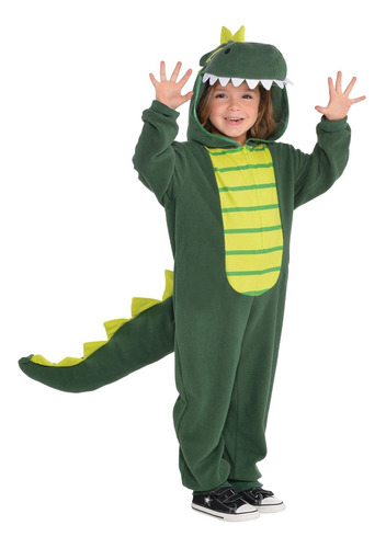 Disfraz Talla Toddler(3-4) Para Niño De Dinosaurio