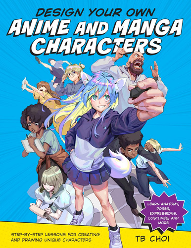 Libro: Design Your Own Anime And Manga Characters: Step-by-s