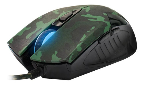 Imagem 7 de 7 de Combo 2 Em 1 Mouse Gamer 6 Botões Mousepad Militar 3200dpi