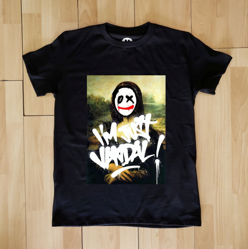 Playera Mona Lisa Vandalizada Monalisa Punk Punch