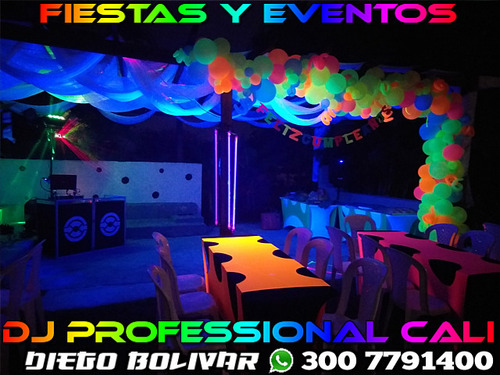 Alquiler De Minitecas En Cali Sonido Luces Djs Neon Humo Fie