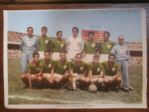 Seleccion Mexicana De Futbol Panamericano 1956 Poster