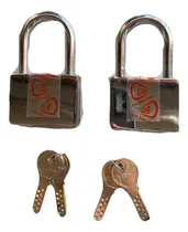 Comprar Dos Candados De Acero Hermanados Marca Lock 6