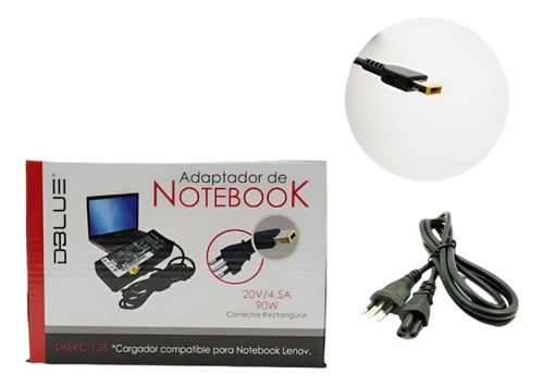 Cargador De Notebook Dblue Compatible Para Lenovo