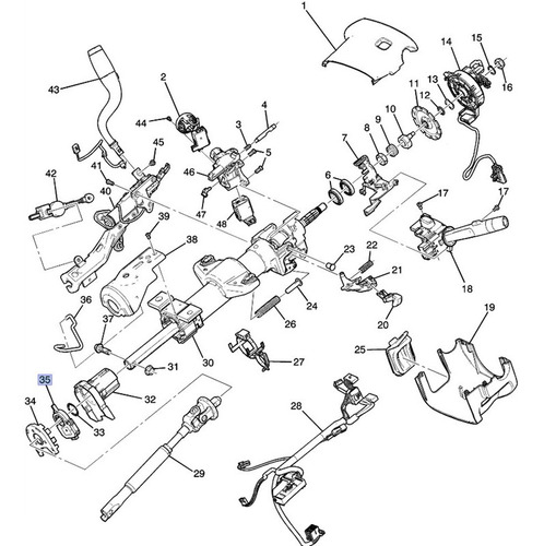 Sensor Ángulo Giro Silverado 1500 5.3l V8 Electric 2016