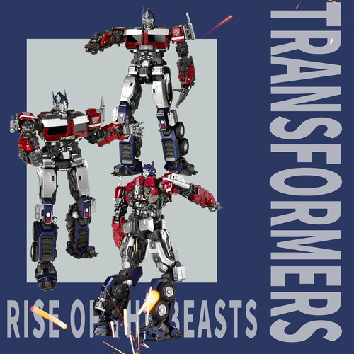 Yolopark Transformers Juguetes Optimus Prime, 7,87 PuLG...