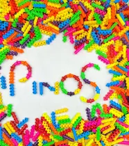 Comprar Brinquedo De Montar Pinos Coloridos Blocos De Montar 500 Pçs