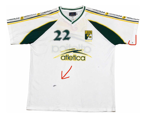 Camisa Do Leon Do México 1999 -- Atlética 22 - Ver Descrição (Usado)