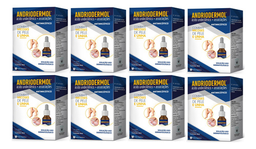 Kit 08 Andriodermol Antimicótico 50ml - União Química