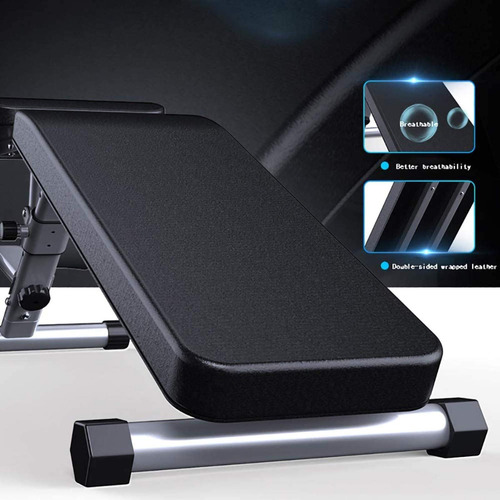 Gensdh Equipo De Fitness Banco Plegable De Inclinación