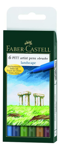 Juego De Brochas Para Colorear Faber-castel Fcpitt Artist (p