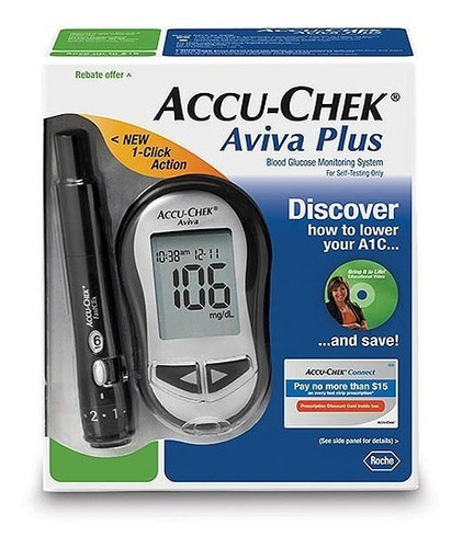 Accu-chek Aviva La Diabetes Monitoreo De Glucosa En Sangre