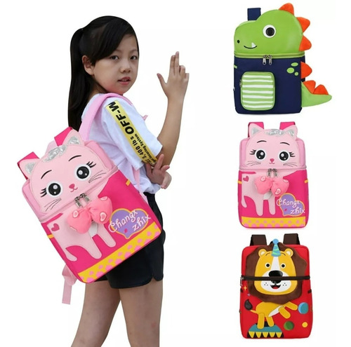 Maleta Morral Bolso Grande Infantil De Animales Para Niños