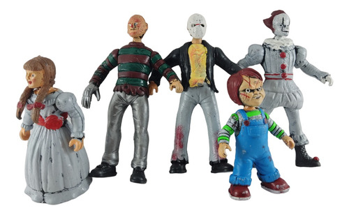 Juguetes Set Annabelle Chucky Freddy Krueger Pennywise Jason