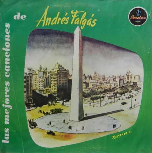 Las Mejores Canciones De Andres Falgas / Lp Vinilo Acetato