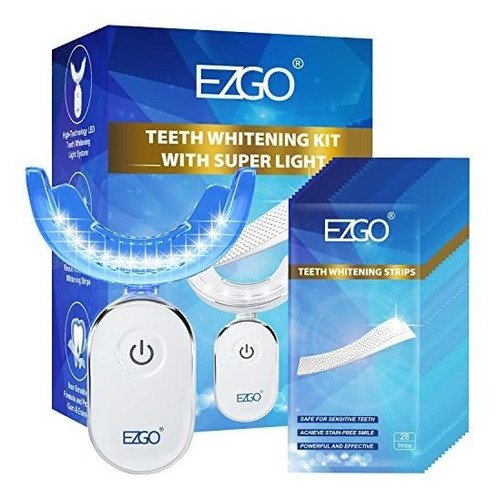 Ezgo Kit De Blanqueamiento Dental Con Luz Led, Blanqueador D