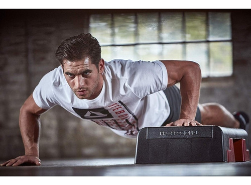 Exercitador Aeróbico Step Ajustável Reebok Simulador Escada