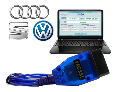 Scanner Vagcom Obd2 Automotivo Usb Vag Kkl Vw Audi Promoção