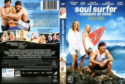 Soul Surfer - Coragem De Viver - Dvd - Annasophia Robb - Helen Hunt - Dennis Quaid