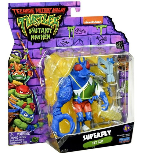 Tortugas Ninja - Superfly Hombre Que Vuela - Articulado