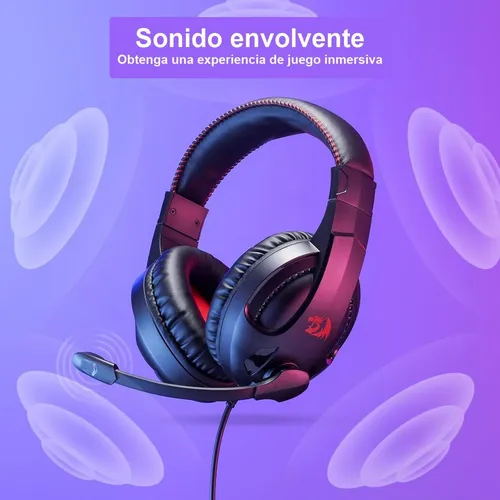 Diadema Gamer Redragon H211-rgb Cronus Micrófono Plug 3.5mm