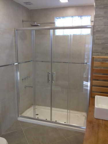 Imagen 2 de 10 de Mampara Baño Corrediza 170 X 190 Transparente Cuotas