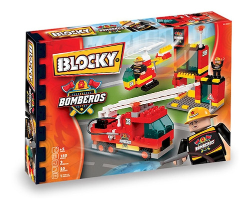 Bloque Blocky Bombero N°2 150pzas