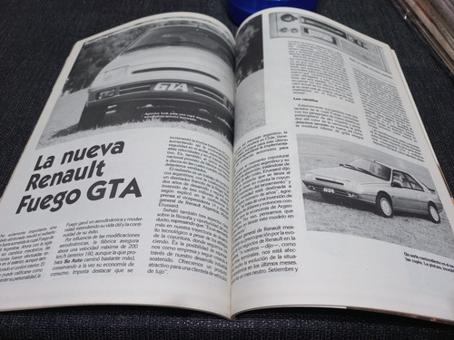 Única Revista Su Auto Prese Renault Fuego Gta N°97 1988
