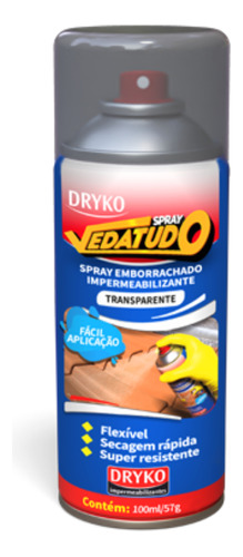 3 Borracha Spray Impermeabilizante Transparente Vedatudo 