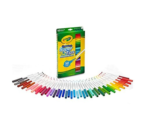 Puntas Lavables Crayola 50ct Los Estilos Pueden Variar