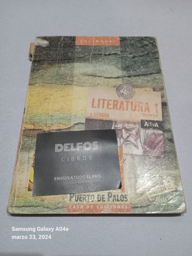 Libro Literatura Y Lengua 1. Puerto De Palos, Activa