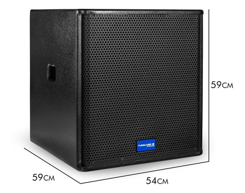 Imagen 5 de 5 de Subwoofer Profesional 3 Vías Tubalcain 18 Steelpro 1600w