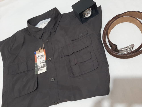 Imagen 2 de 5 de Camisa Para Caballero Marca Jeep Y Marca Brownie Americana