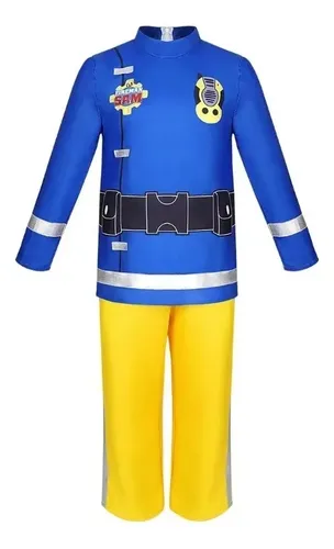 Disfraz De Sam El Bombero Para Niños