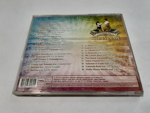 La Fiesta Del Chamamé, Varios - Cd 2010 Nacional Ex 8/10 (Usado)