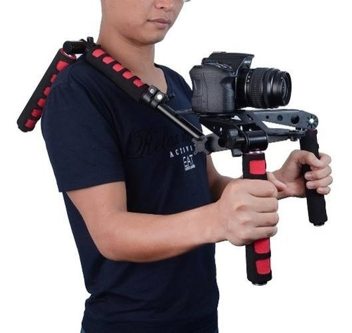 Soporte Montura Hombro Steady Camaras Dslr Video Profesional