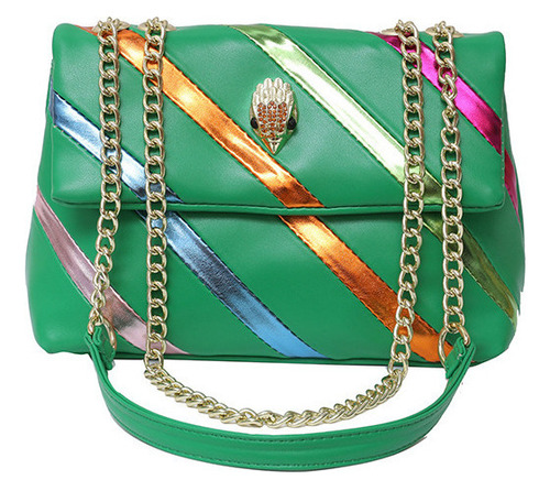 Kurt Geiger Eagle Head Vintage Rainbow Bolso De Hombro-m [u]