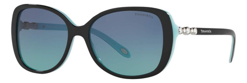Tiffany & Co. Tf4121b Gafas De Sol Negro Azul Lente Degradad