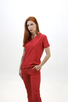 Comprar De Scrub Traje Qirúrgico Stretch Tela Antifluidos Premiun