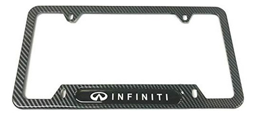 Portaplacas Deportivo De Fibra De Carbono Para Infiniti