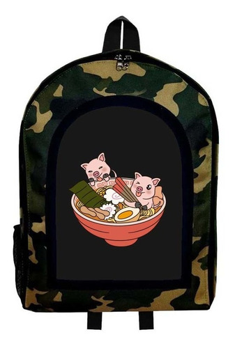 Mochila Camuflada Ramen Modelo B320