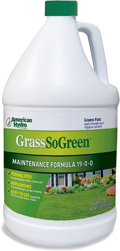 American Hydro Systems Grasssogreen Fertilizante.
