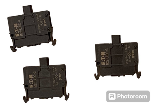 M22-ledc-g Lampara Led Verde 24v Eaton 3pzas Montaje En Caja (Usado)