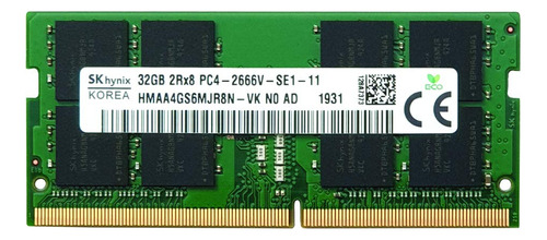 Hynix Memoria Ram So-dimm Ddr4 Pc4-21300 2666mhz 260-pin