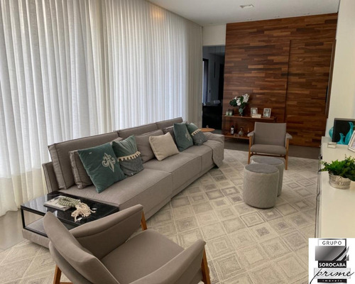 Imagem 2 de 19 de Porteira Fechada Sobrado Com 3 Dormitórios À Venda, 281 M² Por R$ 2.140.000 - Condomínio Chácara Ondina - Sorocaba/sp - Ca00090 - 68679715