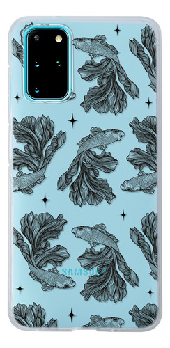 Funda Para Galaxy Pez Beta Patrón Antigolpes Case Anticaidas