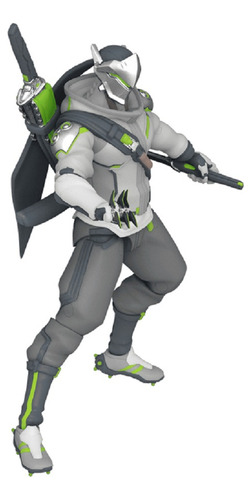 Figura Multiarticulada Overwatch Ninja Genji Con Accesorios